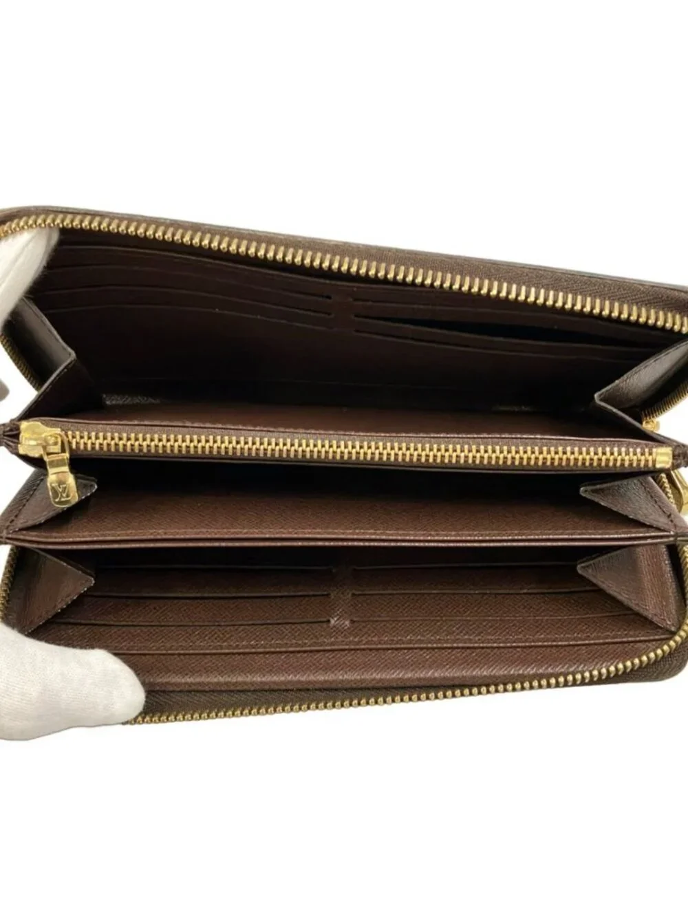 Louis Vuitton Zip Around Wallet Zippy Damier Ebene